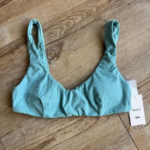 RVCA Patterned Bikini Top NWT